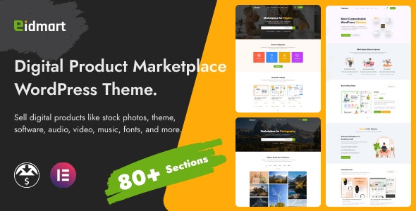 Eidmart v2.3 – WordPress 数字市场主题插图