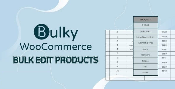 Bulky v1.3.8(已汉化) – WooCommerce 批量编辑产品、订单、优惠券插件