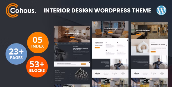 Cohous v1.0 –  WordPress室内设计主题