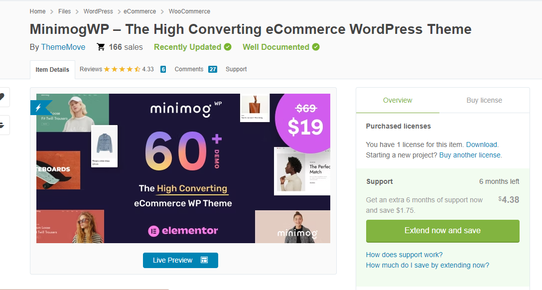 MinimogWP v3.8.7 –  WordPress 高转化电子商务主题