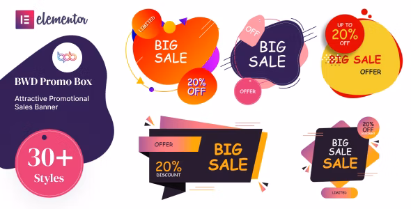 BWD promo box v1.0 – elementor 插件