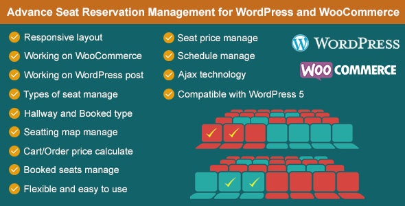 Advance Seat Reservation Management for WooCommerce v3.1 – WooCommerce v3.0 高级预订管理插件插图