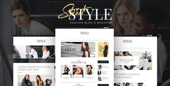 Street Style v2.5.0 – WordPress 时尚与生活主题插图