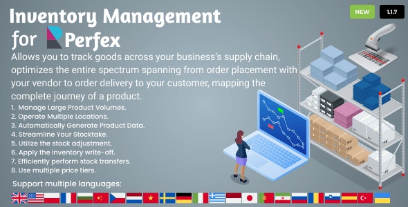 Inventory Management for Perfex CRM v1.2.5 – Perfex CRM库存管理插件插图