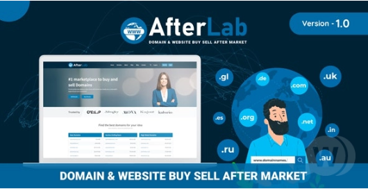 AfterLab v2.0.0（已汉化90%） – 用于销售域名和网站的站点源码插图