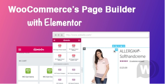 WooCommerce shortcodes & Custom Product page with Elementor v1.2.6 – 添加 WooCommerce 短代码并使用Elementor插件插图