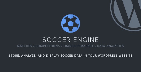 Soccer Engine v1.25 – WordPress 分析和显示足球数据插件插图
