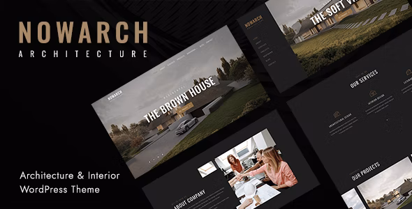 NOWARCH v1.0 –  WordPress 建筑和室内设计主题插图