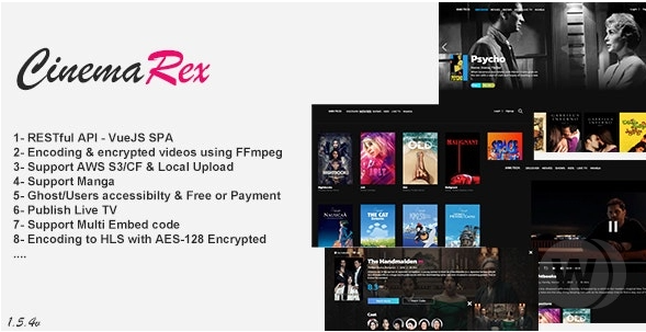 CinemaRex v1.5.1 – 在线电影脚本插图