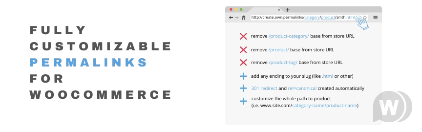 Custom Permalinks for WooCommerce v1.2.0(已汉化) – WooCommerce 自定义永久链接插件