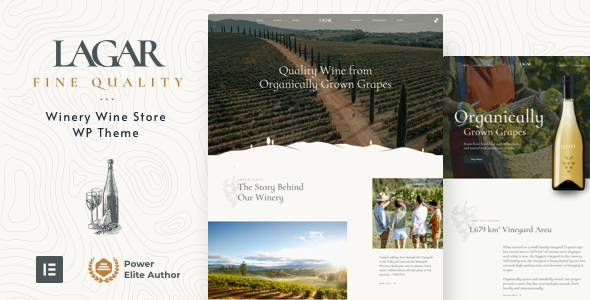 Lagar v13.2(后端已汉化) – Winery Wine Shop WordPress