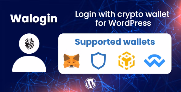 Walogin v2.0.4 – WordPress使用加密钱包登录插件