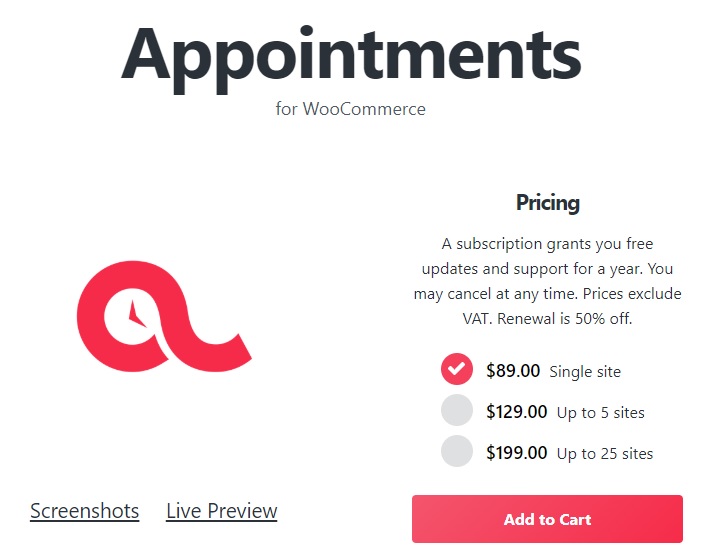 BookingWP WooCommerce Appointments v4.16.1（已汉化） – WordPress 网站预订管理插件插图