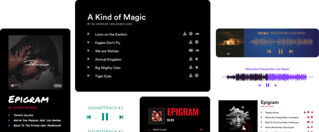 MP3 Music Player by Sonaar – Pro v4.2（已汉化） – WordPress MP3音频播放器插件插图