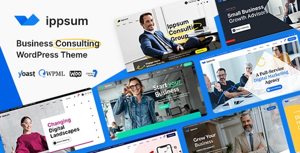 Ippsum v1.1.1 – 商务咨询 WordPress 主题插图