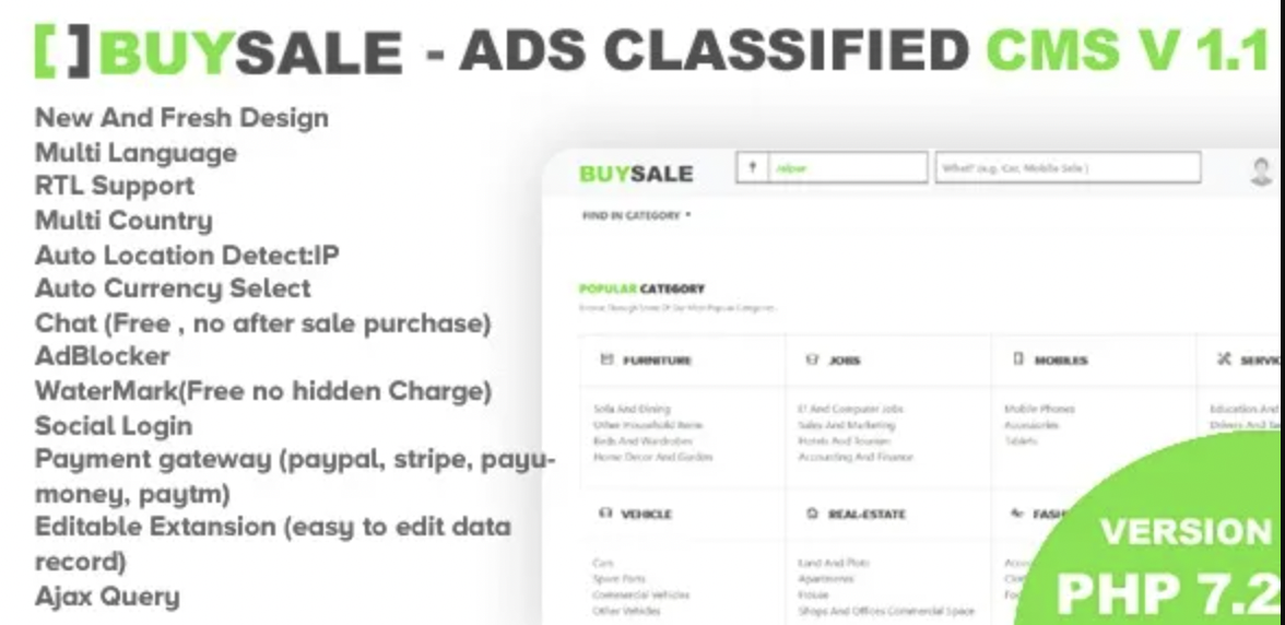 Premium Classified Ads Php Script v1.1 – 高级分类广告PHP源码插图