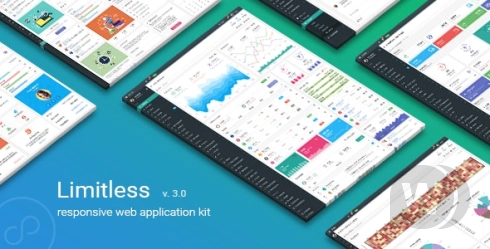 Limitless v3.0 – 高级管理面板模板插图