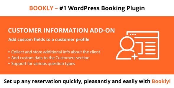 Bookly Customer Information (Add-on) v3.8