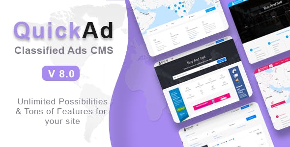 Quickad v10.2 – 分类广告 CMS PHP源码插图