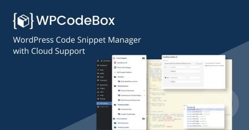 WPCodeBox v2.1.1.1 – 将代码片段添加到 WordPress 的最简单方法插图