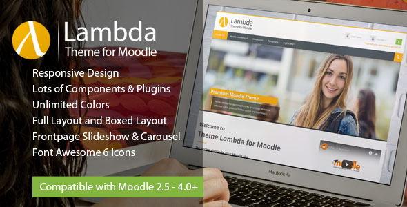 Lambda v1.98.39 – 响应式 Moodle 主题插图