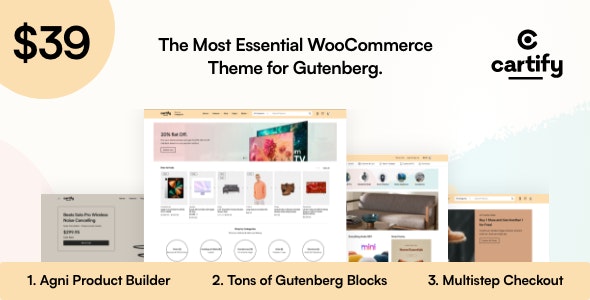 Cartify v2.1.0 – WooCommerce Gutenberg WordPress古腾堡主题插图