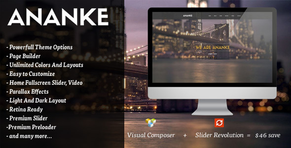 Ananke v3.9.2 – WordPress 单页主题插图