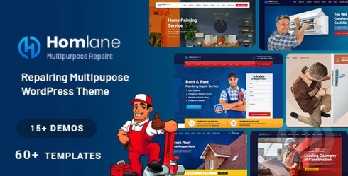 Homlane v1.3 – 多用途服务和修复 WordPress 主题插图