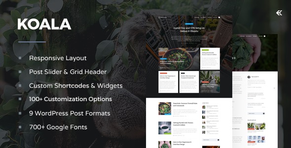 Koala v4.1.1 - 响应式 WordPress 博客主题