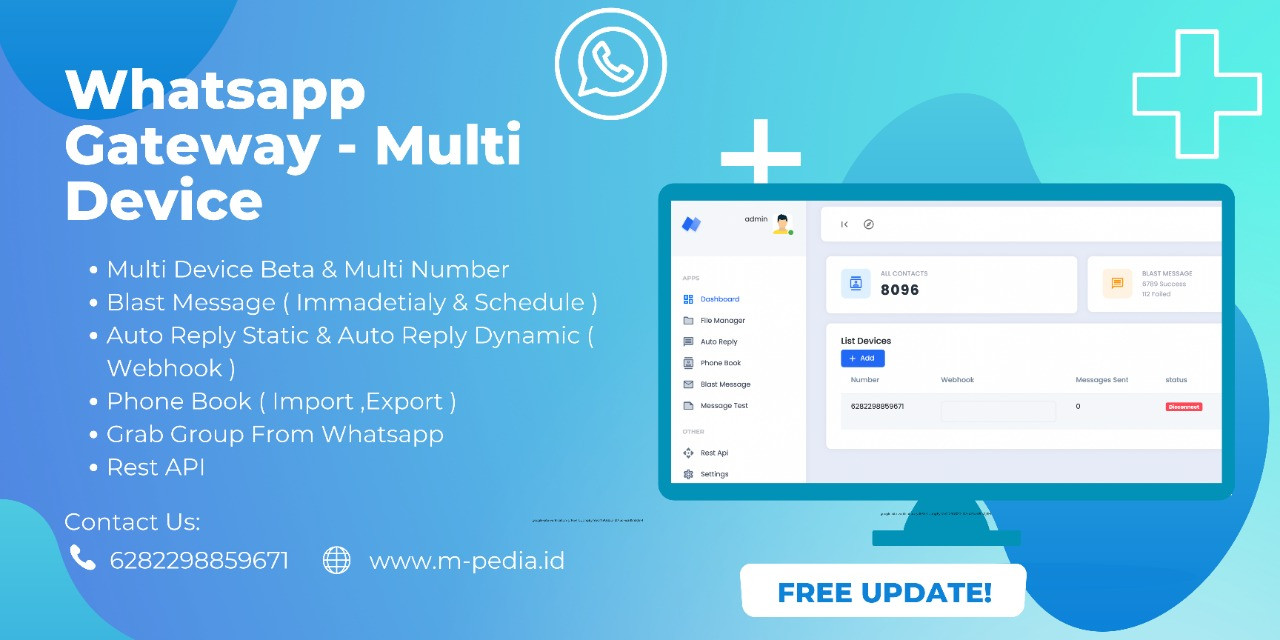 Wa Gateway v7.0.0 – Multi device BETA | V4.3.2 MPWA MD插图
