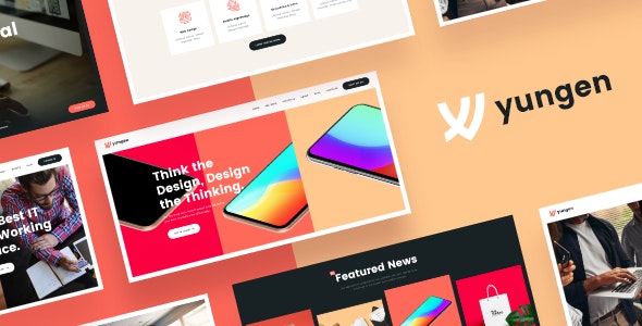 Yungen v1.0.6 – 现代数字代理商务WordPress主题插图