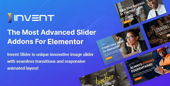 Invent Slider for Elementor v1.0.5