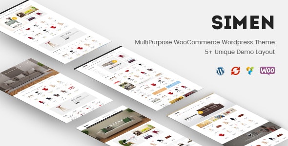 Simen v4.3 – 多功能 WooCommerce WordPress 主题插图