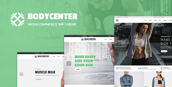 BodyCenter v2.1 – WooCommerce WordPress 健身房，健身主题插图