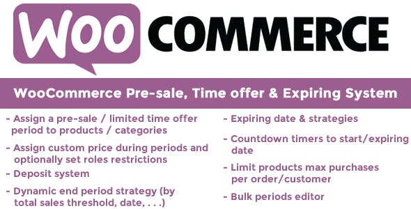 WooCommerce Pre-sale, Time offer & Expiring System v11.5（已汉化）