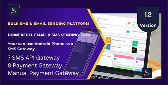 XSender v3.2.3（已汉化） – PHP Laravel 批量电子邮件和短信发送应用程序