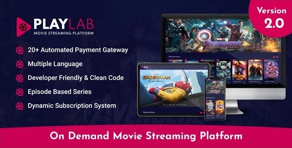 PlayLab v3.1（已汉化） – 点播电影流媒体平台插图
