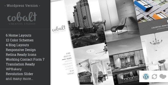 Cobalt v1.1.8 – 响应式建筑师和创意 WP 主题插图