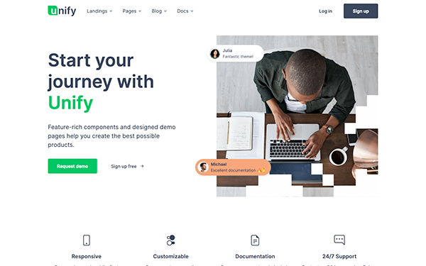 Unify v3.2.1 – 多用途响应模板插图
