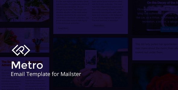 Metro – Email Template for Mailster v6.0插图