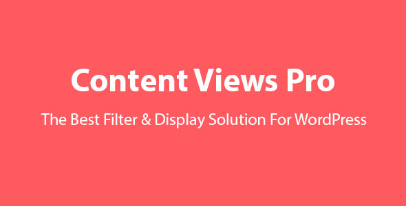Content Views Pro v7.2.1 – WordPress 最佳过滤器和网格插件