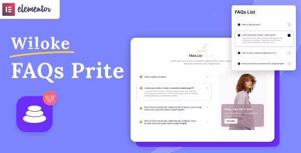 Wiloke FAQs Prite Elementor Addon v1.0.17插图