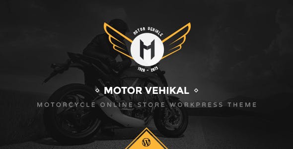 Motor Vehikal v1.8.6 – WordPress 摩托车在线商店主题插图