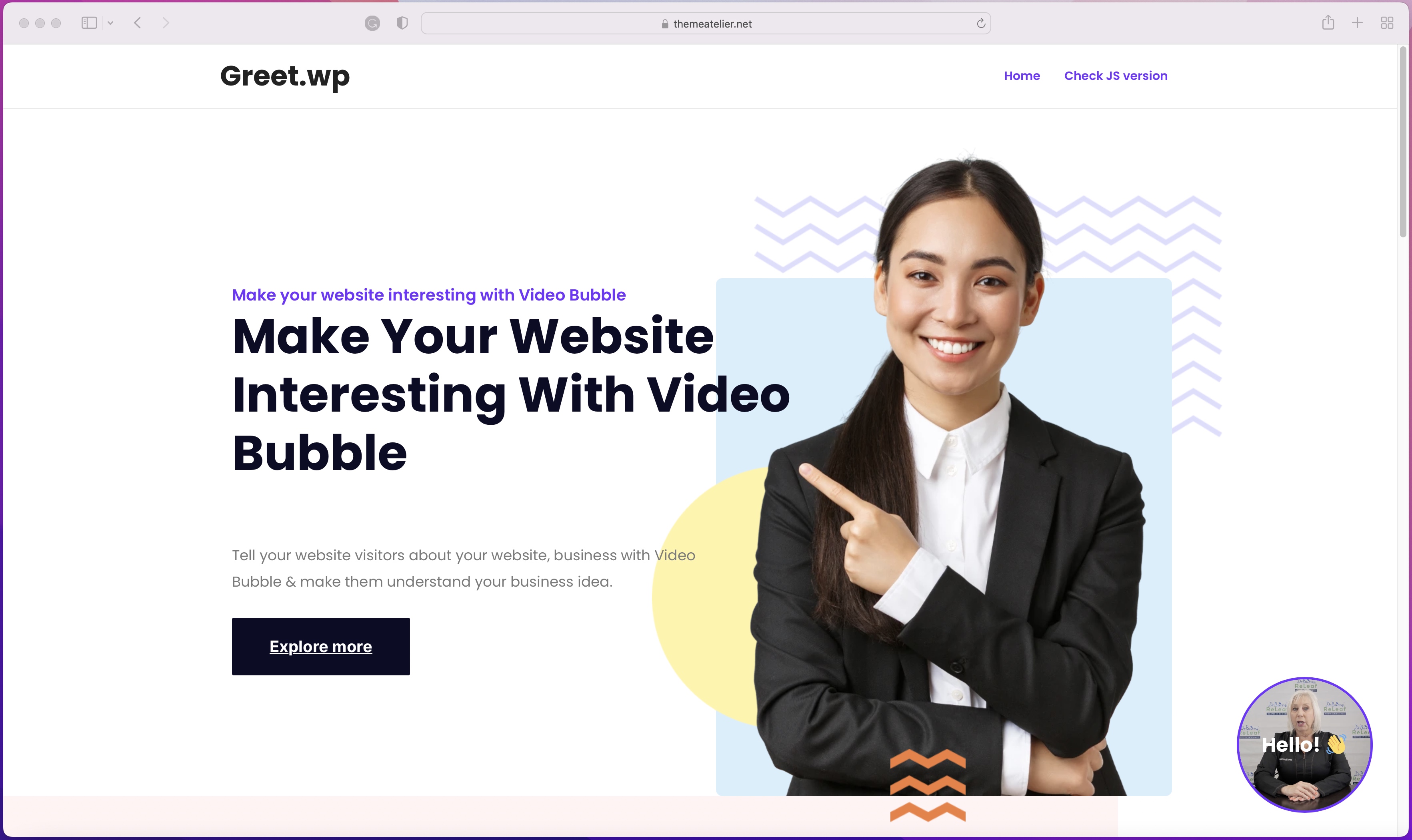 Greet.wp v1.4.8 – WordPress 视频泡泡插件插图