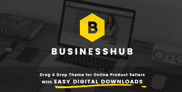 Business Hub v1.1.12 – 响应式 WordPress 在线业务主题插图