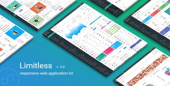 Limitless v4.0 – 响应式 Web 应用程序工具包插图