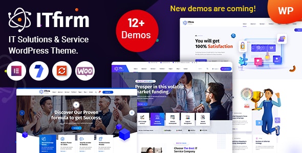 ITfirm v1.3.6 – IT 解决方案服务 WordPress 主题插图