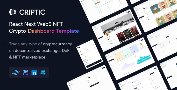 Criptic v2.7.1 – React Next Web3 NFT 加密仪表板插图