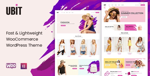 Ubit v1.5.6 – 时尚商店 WooCommerce 主题插图