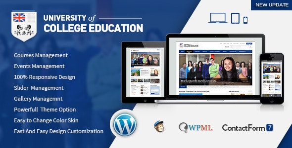University v2.1 – 教育响应式 WordPress 主题插图